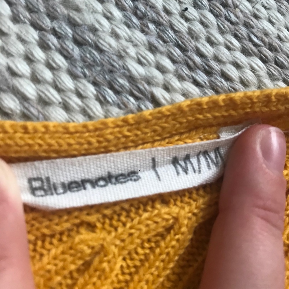BlueNotes Yellow Knit Tank Top - Picture 4 of 4